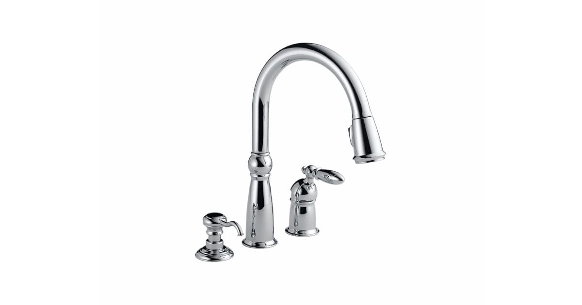 Delta 955SDDST Single Handle Pulldown Kitchen Faucet